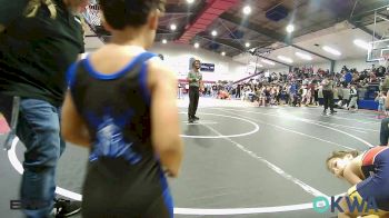 61 lbs Semifinal - Kingsley Vaughn, Victory Youth Wrestling vs Winnie Brown, Team Tulsa Wrestling Club