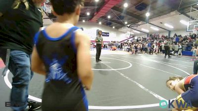 61 lbs Semifinal - Kingsley Vaughn, Victory Youth Wrestling vs Winnie Brown, Team Tulsa Wrestling Club