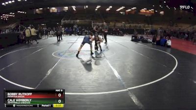 106 lbs Cons. Round 6 - Cale Wimberly, Zephyrhills Christian vs Bobby Rutkoff, Mountain Brook