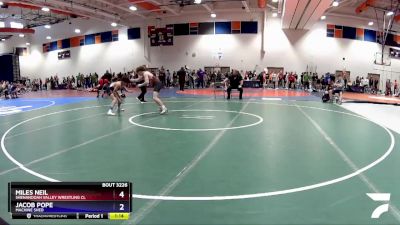 113 lbs Cons. Round 3 - Miles Neil, Shenandoah Valley Wrestling Cl vs Jacob Pope, Machine Shed