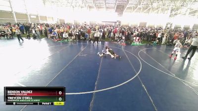 75 lbs Champ. Round 1 - Benson Valdez, Carbon Wrestling vs Treycen O`Dell, Sanderson Wrestling Academy