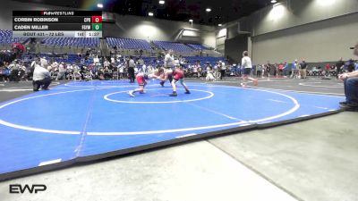 72 lbs Rr Rnd 2 - Corbin Robinson, Panther Youth Wrestling vs Caden Miller, Fort Gibson Youth Wrestling