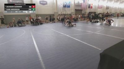 140 lbs 1st Place Match - Liam Anderson, 208 Spartans vs Jackson Gardner, Sanderson Wrestling Academy