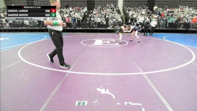 102 lbs Round Of 16 - Abigail Landis, Prime Mat Club vs Harper Booth, Cherokee