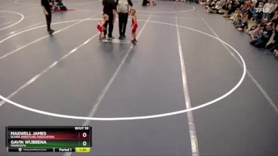 Semifinal - Maxwell James, Blaine Wrestling Association vs Gavin Wubbena, Minnesota