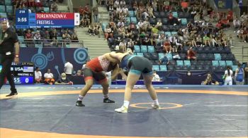 73 kg 1/4 Final - Valentina Toreniyazova, Uzbekistan vs Lillian Alene Freitas, United States