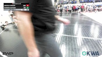 58 lbs Rr Rnd 3 - Lincoln Wright, Broken Arrow Wrestling Club vs Kannon Dufour, Eufaula Ironheads Wrestling Club