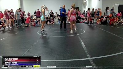 126 lbs Finals (8 Team) - Ava Capogna, RaZor GWC vs Brynn Ryan, Cordoba Trained