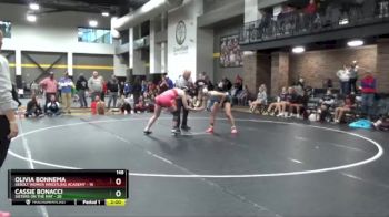 148 lbs Round 1 (16 Team) - Cassie Bonacci, Sisters On The Mat vs Olivia Bonnema, Sebolt Women Wrestling Academy