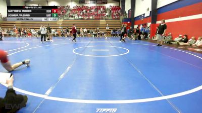 138 lbs Semifinal - Matthew Moore, Berryhill High School vs Joshua Vashus, Bartlesville High School