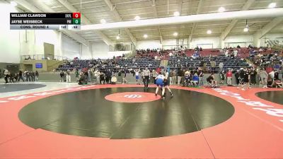 126 lbs Cons. Round 4 - William Clawson, Skyline vs Jayse Weisbeck, Preston