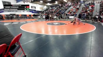 138 lbs Champ. Round 2 - Arkadii Oganisian, Birmingham Charter vs Johnny Overgaag, Palm Desert