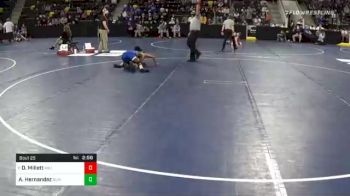 133 lbs Prelims - Dj Millett, Millikin University vs Axel Hernandez, Buena Vista University