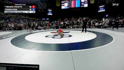 138 lbs Cons. Sub-rd Of 32 - Michael Poulette, MO vs Connor Crum, WA