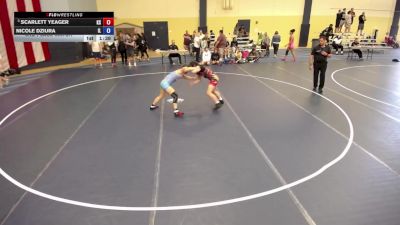 140 lbs 3rd Place Match - Scarlett Yeager, KS vs Nicole Dziura, IL