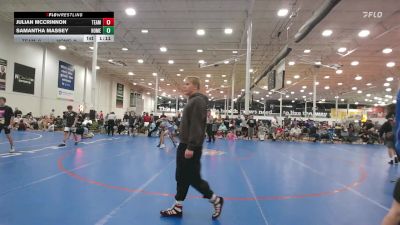 102 lbs 5th Place - Julian McCrinnon, Team Diamond Fish - HSC vs Samantha Massey, Homegrown Black - HSC