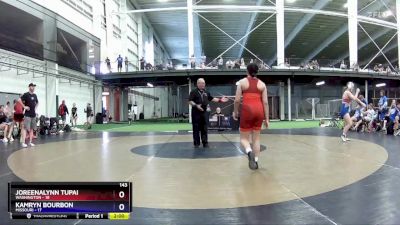 143 lbs Round 2 (8 Team) - Joreenalynn Tupai, Washington vs Kamryn Bourbon, Missouri