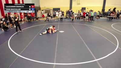132 lbs 3rd Place Match - Alexander Knowles, WI vs Evan MacCallum, NE