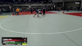 130 lbs Quarterfinal - Corbin Long, HLWW vs Christian Peichel, Frazee