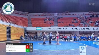 144 lbs Semifinal - Eligh Rivera, Lake Highland Prep vs Vincent Cabral, Pomona