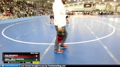 190 lbs Champ. Round 1 - Jon DeMarco, Gainesville HS vs Nibal Abou-Ghayda, West Springfield