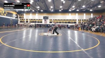 100 lbs Pigtails - Fallon Dunne, Plum vs Maleah Ball, South Allegheny