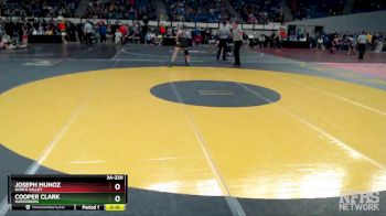 3A-220 lbs Cons. Round 3 - Cooper Clark, Harrisburg vs Joseph Munoz, North Valley