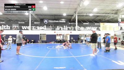 115 lbs Rr Rnd 2 - Dominick Powell, Blue Knights Alpha vs Dylan Green, Journeymen Wrestling Red - HSC