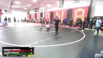 100 lbs Champ. Round 2 - Angelica Serratos, Santa Ana vs Summer Mendoza, Tahquitz