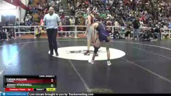 106 lbs Cons. Round 2 - Caden Polson, Laramie vs Josiah Stockwell, Saratoga