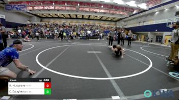 58 lbs Final - Reed Musgrove, Harrah Little League Wrestling vs Cage Daugherty, Deer Creek Wrestling Club