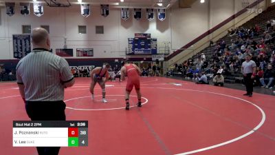 197 lbs Rr Rnd 1 - John Poznanski, Rutgers vs Vincent Lee, Duke