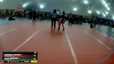 130 lbs Round 5 (6 Team) - Leonidas Fonseca, Kardiac Kidz vs Kilee Herndon, Killer Elite