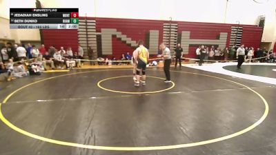 165 lbs Round Of 32 - Jedadiah Ensling, Montville/Plainfield vs Seth Dunko, RHAM