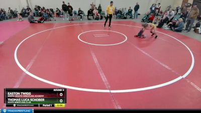 49 lbs Round 3 - Thomas Luca Schober, Scots Wrestling Club vs Easton Twigg, North DeSoto Wrestling Academy