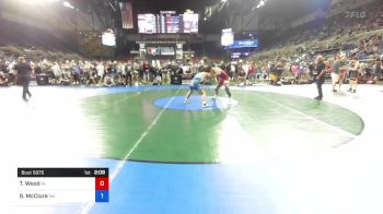 138 lbs Rnd Of 32 - Tony Wood, Indiana vs Smokey McClure, Washington