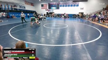 138 lbs Champ. Round 1 - Barrett Eichenberger, Torrington vs Jonathan Diaz, Kelly Walsh