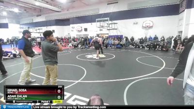 215 lbs Round 1 (4 Team) - Ismael Sosa, Royal vs Adam Dalan, Walla Walla