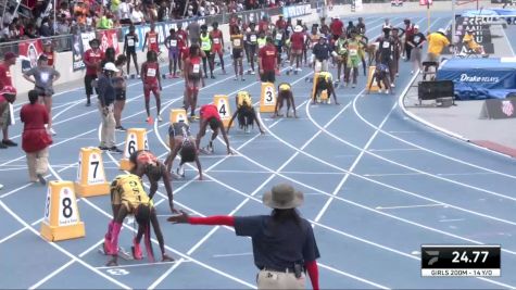 Youth Girls' 200m Championship, Semi-Finals 3 - Age 14