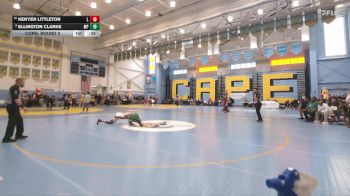 144 lbs Cons. Round 2 - Kenyen Littleton, Laurel H S vs Ellington Clarke, Mt Pleasant H S