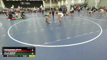 126 lbs Cons. Round 4 - Malik Debow, DC Elite Wrestling vs Taiivaughnn Walsh, Cache Wrestling Club