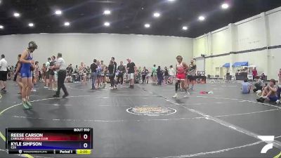 117/125 Semifinal - Reese Carson, Carolina Takedown Club vs Kyle Simpson, C2X