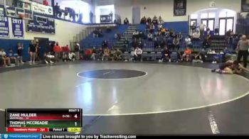 174 lbs Round 3 (4 Team) - Thomas McCreadie, Dubuque vs Zane Mulder, Wartburg