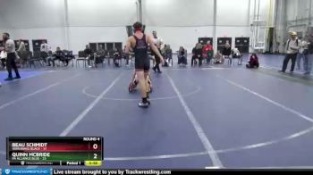 120 lbs Round 4 (8 Team) - Beau Schmidt, Warhawks Black vs Quinn McBride, PA Alliance Blue