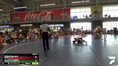 70 lbs Quarterfinals (8 Team) - Stratton Guy, Rabbit WC vs Elliott Harris, Alabama Elite Gold