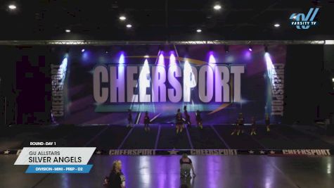 GU Allstars - SILVER ANGELS [2023 L1.1 Mini - PREP - D2 Day 1] 2023 CHEERSPORT Daytona Beach Classic