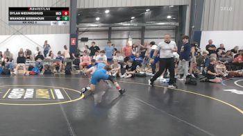 109 lbs Rr Rnd 6 - Dylan Nieuwenhuis, Michigan Premier Blue - BHS vs Branden Eisenhour, 4M - BHS