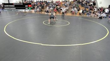 165 lbs Champ. Round 1 - Mason Daring, Manchester vs David Roman, Lourdes