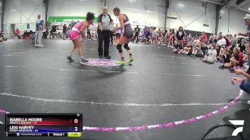 128 lbs Round 1 (3 Team) - Lexi Harvey, Storm Wrestling vs Isabella Moore, Fierce & Scrappy