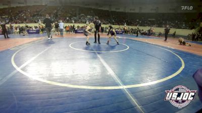 70 lbs Consi Of 8 #2 - Ace Reno, West Texas Grapplers vs Wesley Sumter, Claremore Wrestling Club